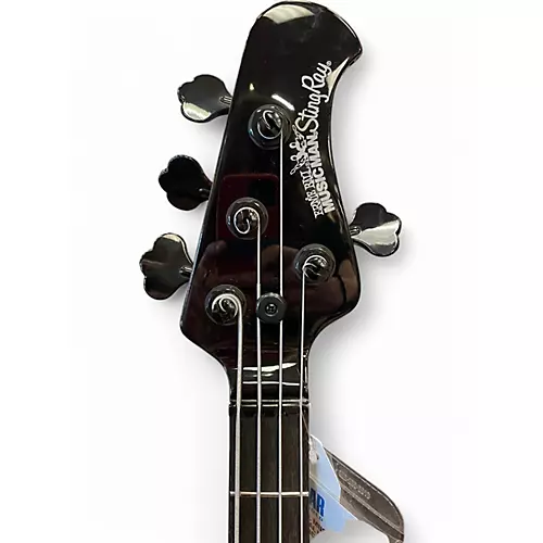 Used Ernie Ball Music Man StingRay Special HH SMOKED CHROME Electric Bass Guitar SMOKED CHROME - musicians--Friend