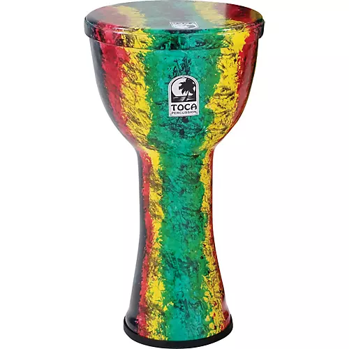 Toca Freestyle Lightweight Djembe Drum 9 in. Earth Tone - musicians--Friend