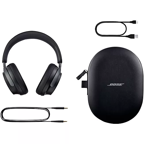 Bose QuietComfort Ultra Wireless Black Noise Cancelling Headphones - musicians--Friend