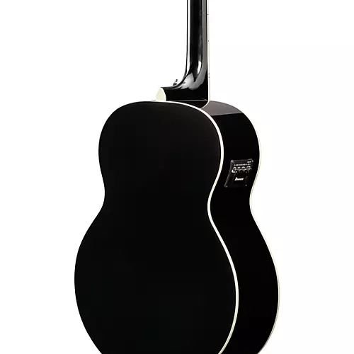 Ibanez AJ70M1E Jumbo Acoustic-Electric Guitar Black - musicians--Friend