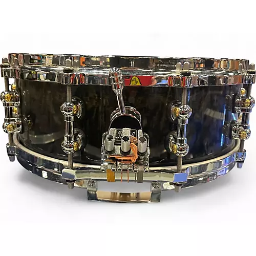 Used 2013 Pearl 14in LIMITED EDITION PHILHARMONIC CONCERT SNARE DRUM 14X5 Black and Silver Drum Black and Silver 33 - musicians--Friend