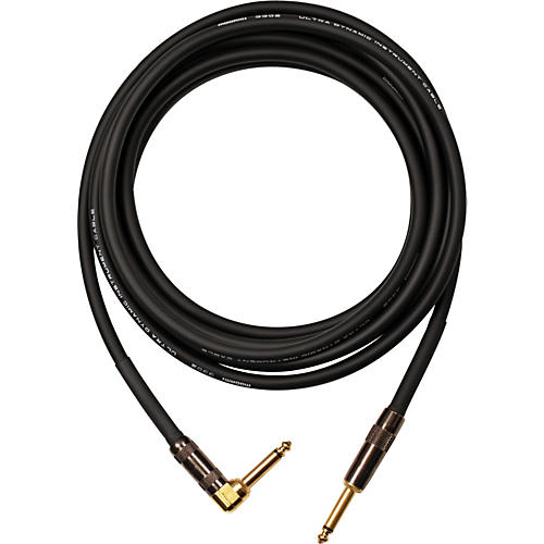 Mogami Platinum Instrument Cable With Right Angle to Straight End Connectors 6 ft. Right Angle to Straight - musicians--Friend