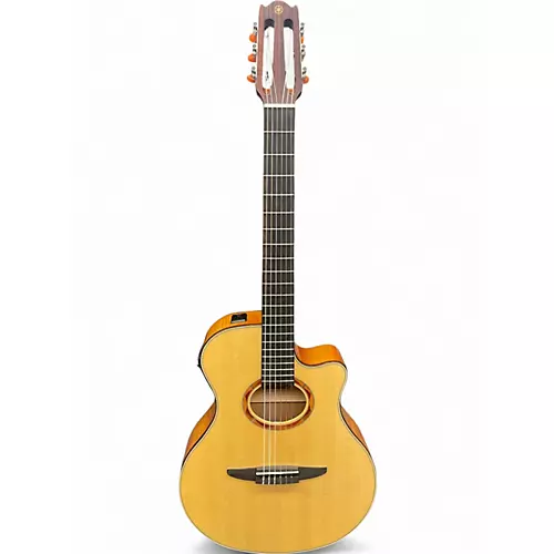 Used Yamaha NTX900FM Natural Classical Acoustic Electric Guitar Natural - musicians--Friend