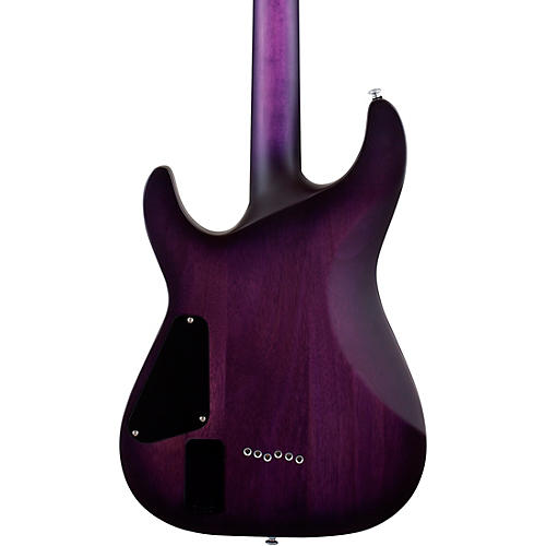 Schecter Guitar Research C-1 Platinum Electric Guitar Satin Purple Burst - musicians--Friend