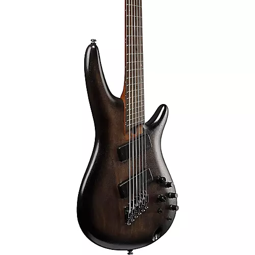 Ibanez SRC6MS 6-String Multi-Scale Electric Bass Black Stained Burst Low Gloss - musicians--Friend