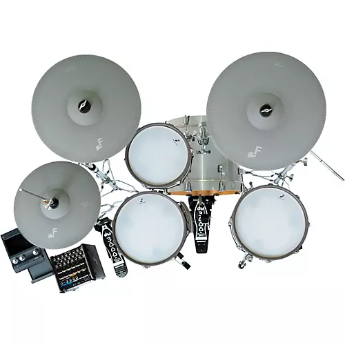 EFNOTE PRO 500 Standard Electronic Drum Kit White Sparkle - musicians--Friend