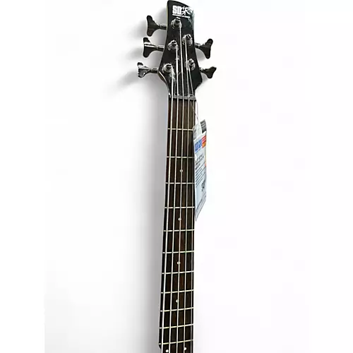 Used Ibanez SR405 5 String Black Electric Bass Guitar Black - musicians--Friend
