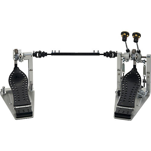 DW Colorboard Machined Chain Drive Double Bass Drum Pedal With Graphite Footboard - musicians--Friend