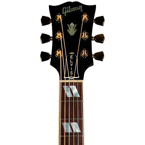 Gibson Elvis Dove Acoustic-Electric Guitar Ebony - musicians--Friend