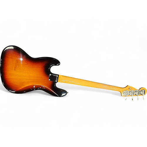Used Fender 1962 reissue Jazz Bass 2012 3 Tone Sunburst Electric Bass Guitar 3 Tone Sunburst - musicians--Friend