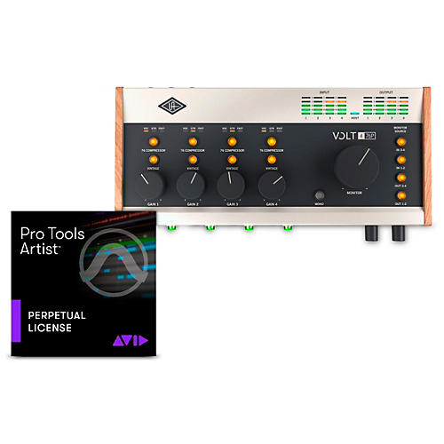 Universal Audio Volt USB Audio Interface with AVID Pro Tools Artist Perpetual License Volt 476 - musicians--Friend