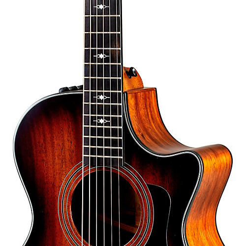 Taylor 322ce V-Class Grand Concert Acoustic-Electric Guitar Shaded Edge Burst - musicians--Friend
