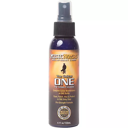 Music Nomad The Guitar ONE - All-in-1 Cleaner, Polish, Wax for Gloss Finishes - musicians--Friend