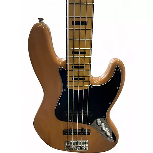 Used Squier 1970s classic vibe jazz bass natural Electric Bass Guitar natural - musicians--Friend