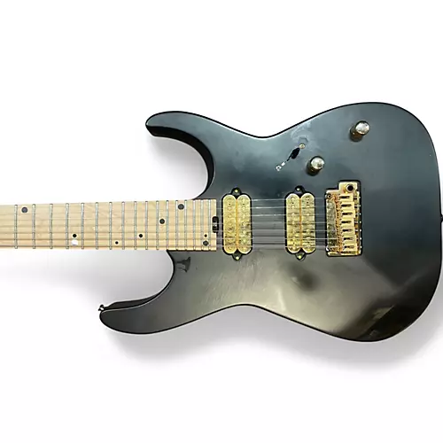 Used Charvel DK24-7 Angel Vivaldi Signature  Black and Gold Solid Body Electric Guitar Black and Gold - musicians--Friend