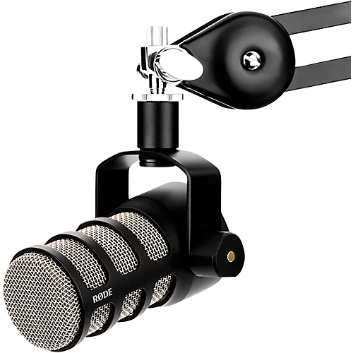RODE PodMic Dynamic Podcasting Microphone Black - musicians--Friend