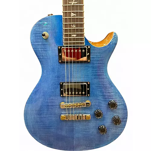 Used PRS SE Singlecut McCarty 594 FADED BLUE Solid Body Electric Guitar FADED BLUE - musicians--Friend