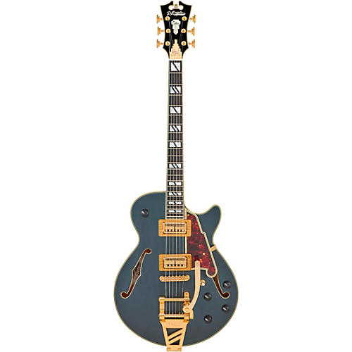 D'Angelico Deluxe Bobby Weir 3 Semi-Hollow Electric Guitar Satin Trans Wine - musicians--Friend