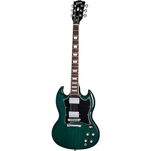 Gibson SG Standard Electric Guitar Translucent Teal - musicians--Friend