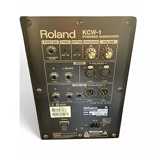Used Roland KCW-1 Keyboard Subwoofer Keyboard Amp - musicians--Friend