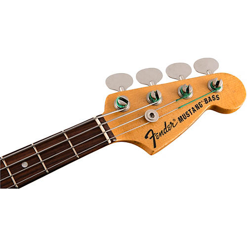 Fender Justin Meldal-Johnsen Road Worn Mustang Electric Bass Black - musicians--Friend