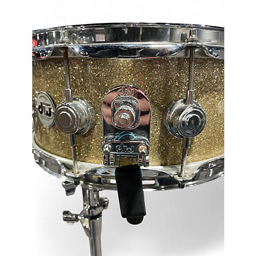 Used DW 6.5X14 Collector's Series Snare Broken Glass Drum Broken Glass 15 - musicians--Friend