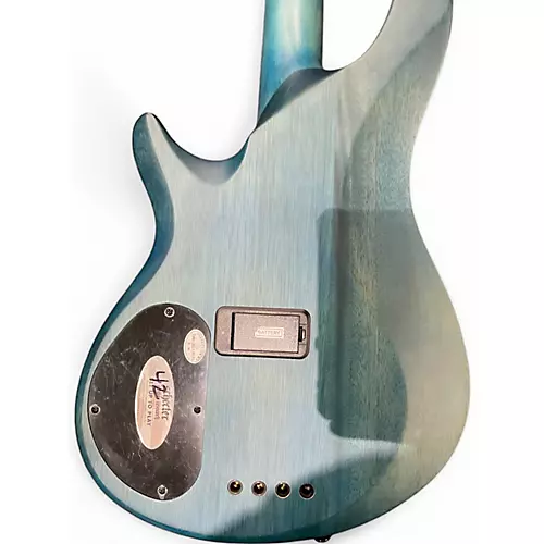 Used Schecter Guitar Research C4 GT Trans Blue Electric Bass Guitar Trans Blue - musicians--Friend