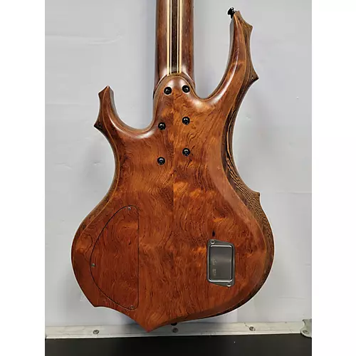 Used 2015 ESP FRX EXHIBITION LIMITED BASS Walnut Electric Bass Guitar Walnut - musicians--Friend