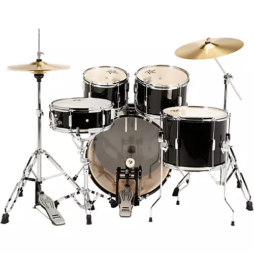 Rogue RGD0520 5-Piece Complete Drum Set Dark Red - musicians--Friend