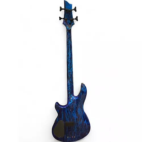 Used Schecter Guitar Research C4 4 String cobalt blue Electric Bass Guitar cobalt blue - musicians--Friend