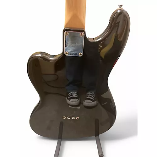 Used Squier PARANORMAL RASCAL Black Electric Bass Guitar Black - musicians--Friend
