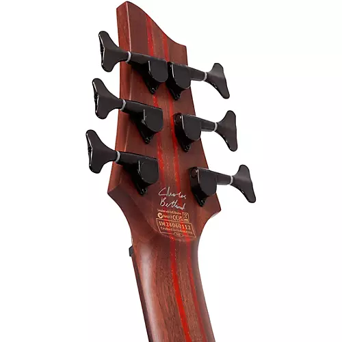 Schecter Guitar Research Charles Berthoud CB-6 6-String Electric Bass Guitar Natural Satin - musicians--Friend