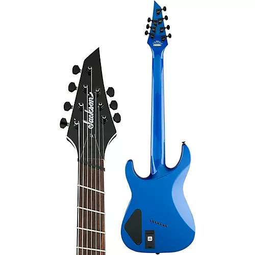 Jackson X Series Soloist SLAT7 7-String Multi-Scale Electric Guitar Blue Metallic - musicians--Friend