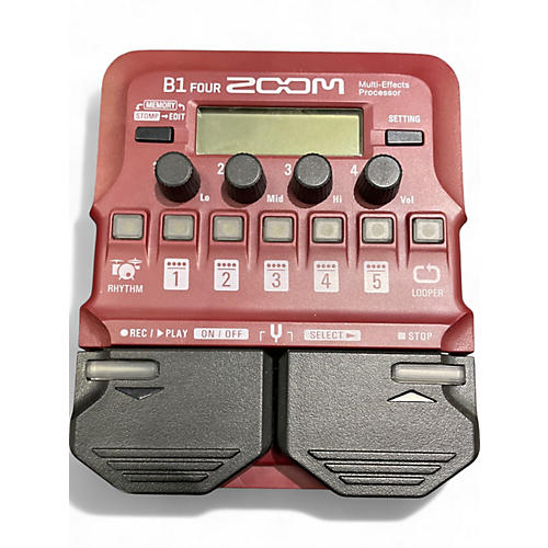 Used Zoom B1 FOUR Bass Effect Pedal - musicians--Friend