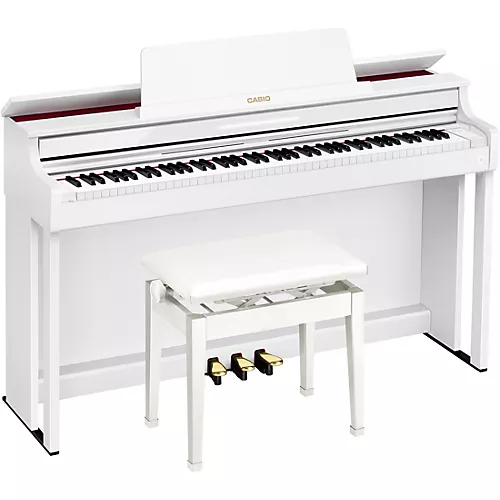 Casio Celviano AP-550WE Console Digital Piano White - musicians--Friend