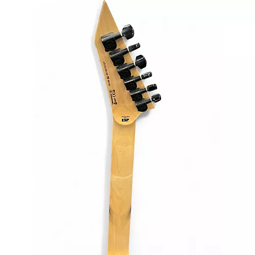 Used ESP LTD KH202 Kirk Hammett Signature LH Black Electric Guitar Black - musicians--Friend