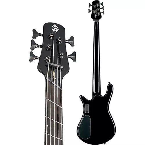 Spector NS Dimension HP 5 Five-String Multi-scale Electric Bass Solid Black Gloss - musicians--Friend