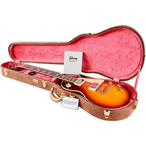 Gibson Custom Murphy Lab 1959 Les Paul Standard Reissue Ultra Light Aged Electric Guitar Sunrise Tea Burst - musicians--Friend