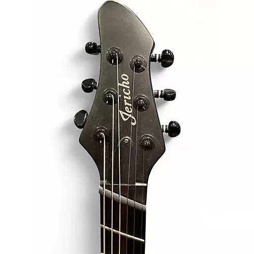 Used Jericho prism 6 flat black Solid Body Electric Guitar flat black - musicians--Friend