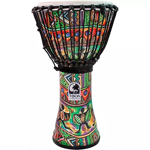 Toca Freestyle II Rope-Tuned Djembe 9 in. Spirit - musicians--Friend