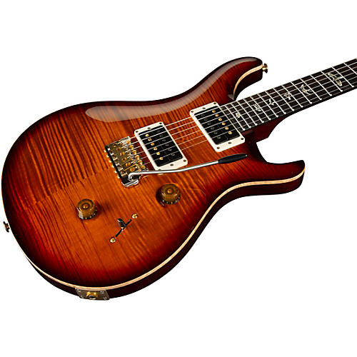 PRS Custom 24 10-Top Electric Guitar Black Gold Wraparound Burst - musicians--Friend