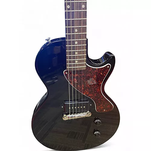 Used Gibson Les Paul Junior Black Solid Body Electric Guitar Black - musicians--Friend