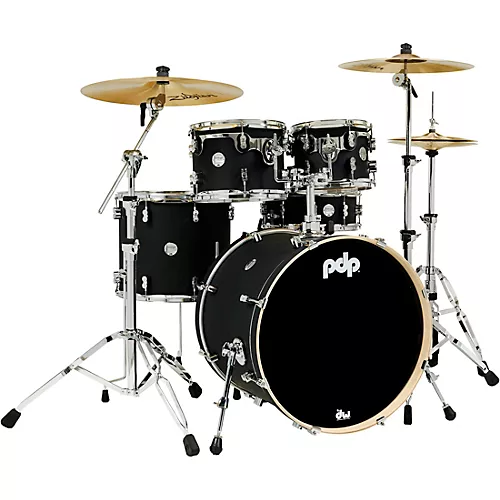 PDP by DW Concept Maple 5-Piece Shell Pack with Chrome Hardware Twisted Ivory - musicians--Friend