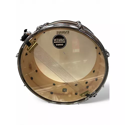 Used TAMA 14X6 SLP FAT SPRUCE Brown Drum Brown 212 - musicians--Friend