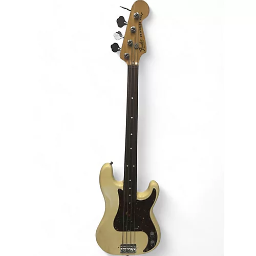 Vintage 1979 Fender 1979 Precision Bass Olympic White Electric Bass Guitar Olympic White - musicians--Friend