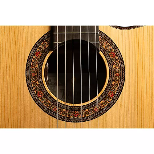 Alvarez Yairi CYM75ce Cutaway Nylon-String Classical Acoustic-Electric Guitar Natural - musicians--Friend