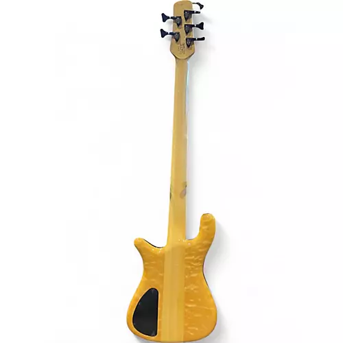 Used 2021 Spector Justin's NS5XL Woodstock Custom Collection Natural Electric Bass Guitar Natural - musicians--Friend