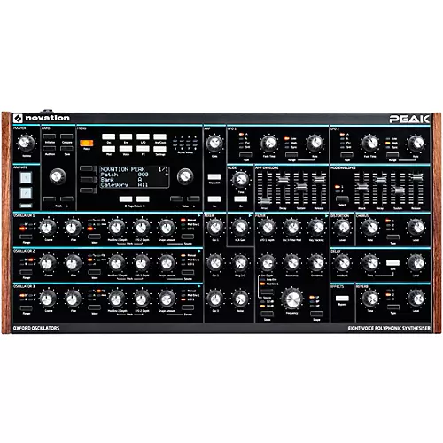 Novation Peak Desktop Synthesizer With Decksaver Cover and Stand - musicians--Friend