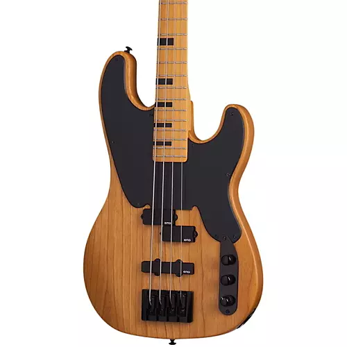 Schecter Guitar Research Model-T Session Electric Bass Guitar Satin Aged Natural - musicians--Friend