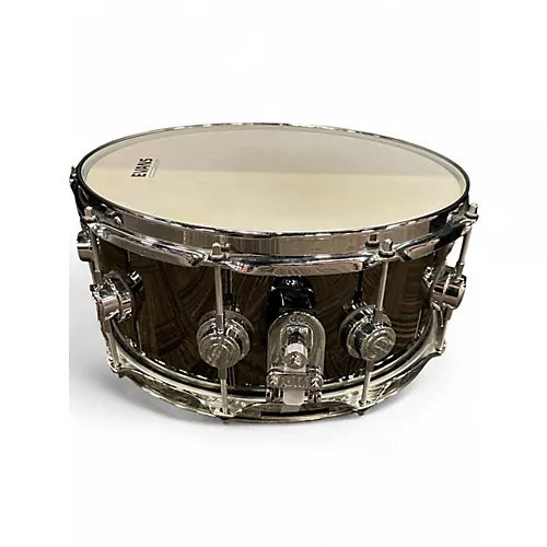 Used DW 14X6.5 Collector's Series Snare BLACK NICKEL Drum BLACK NICKEL 213 - musicians--Friend